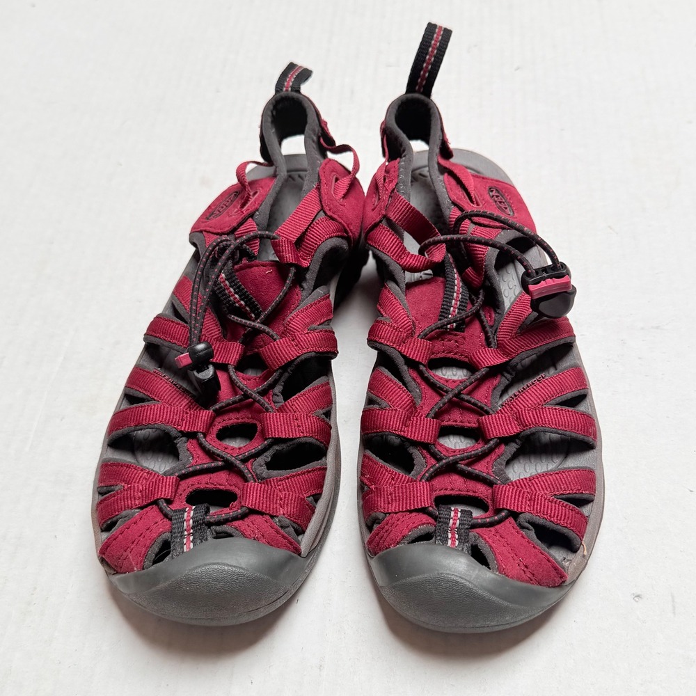 Keen Whisper Beet Red Honeysuckle Water Sandals Womens 7 Hiking Sport Shoes
